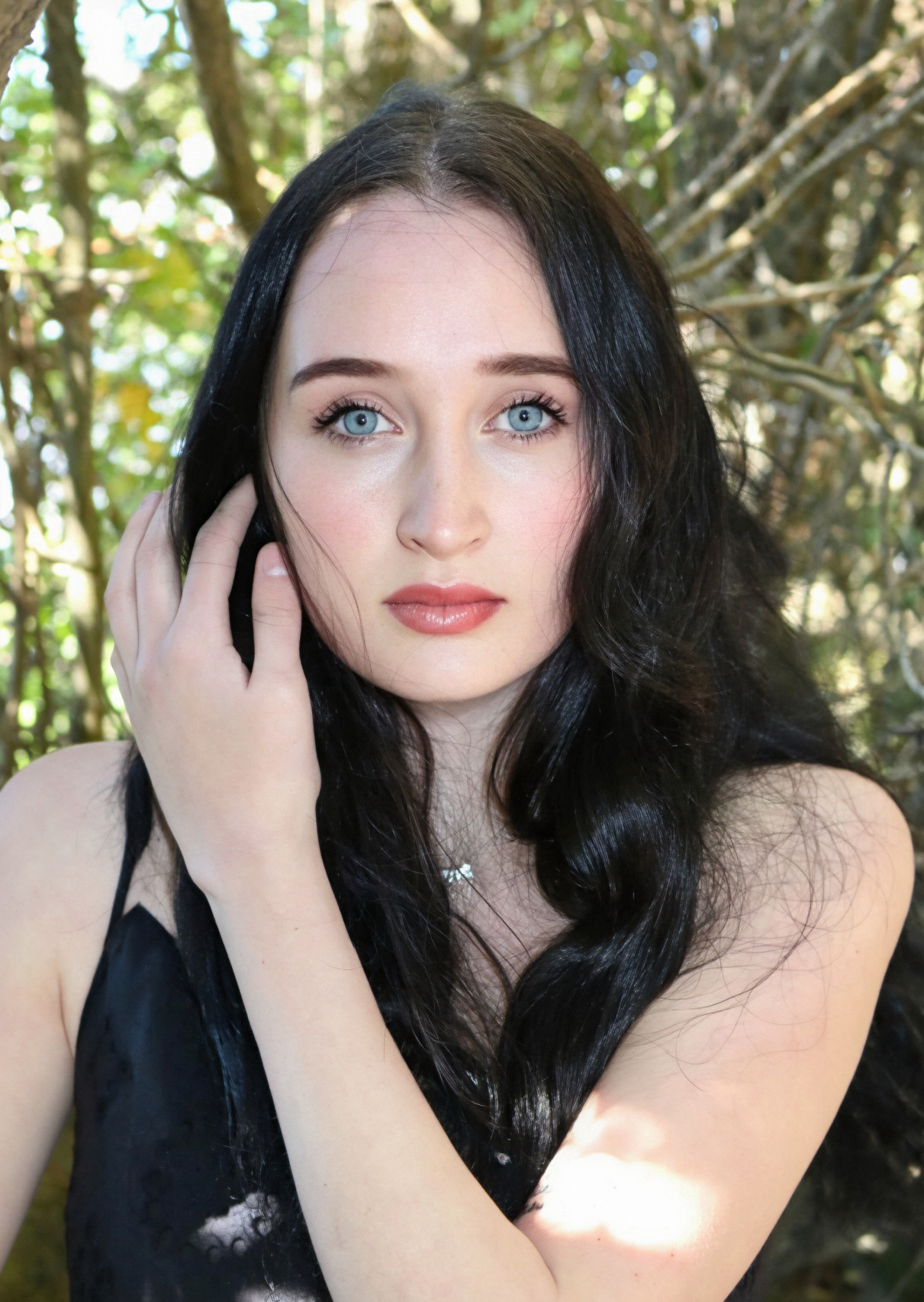 Soft glam makeup portrait